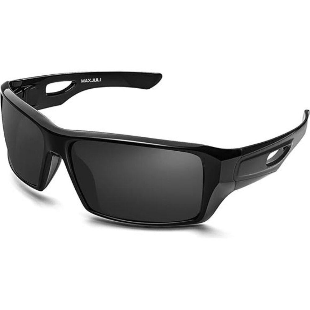 Polarized Wrap Around Sports Sunglasses UV400 Protection Large Head Men Women